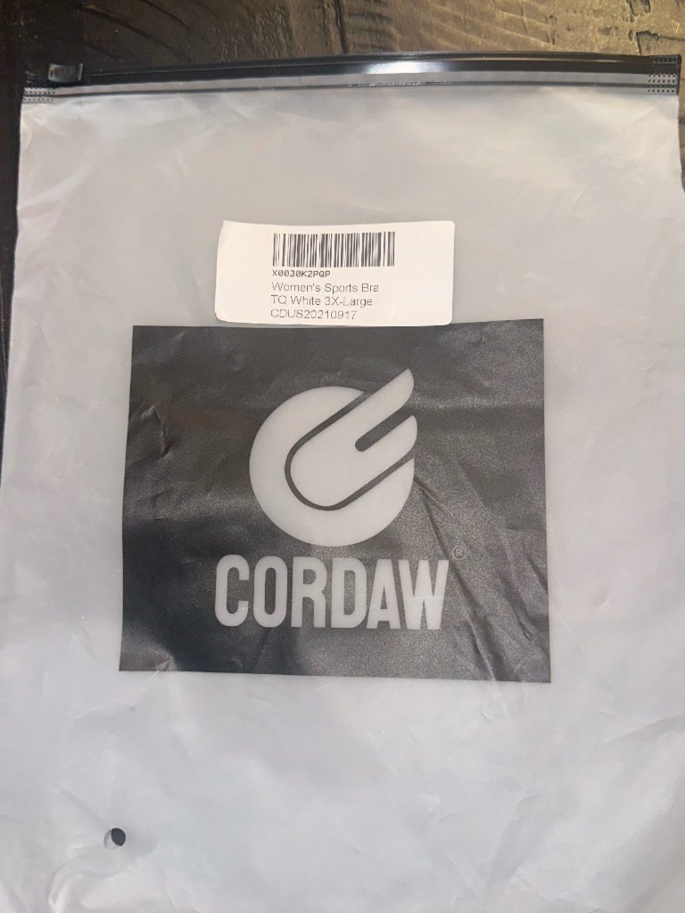 NWT Cordaw Zipper Front Sports Bra High Impact Strappy Workout Top 3X - Picture 4 of 5